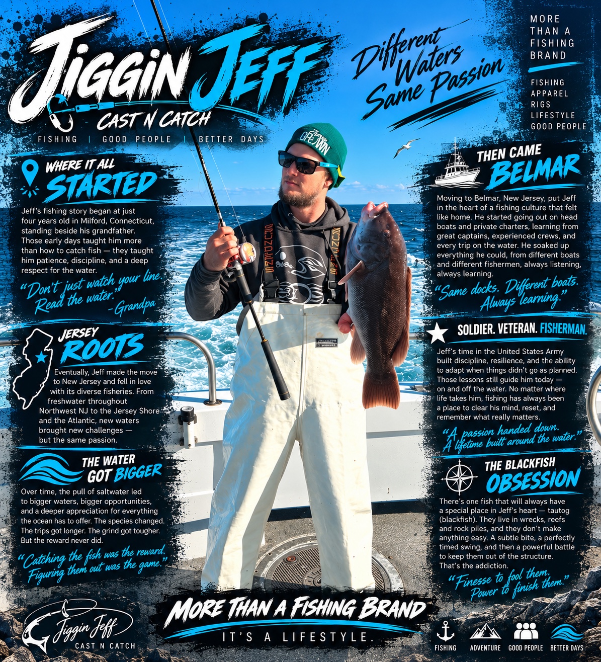 Jiggin Jeff biography poster